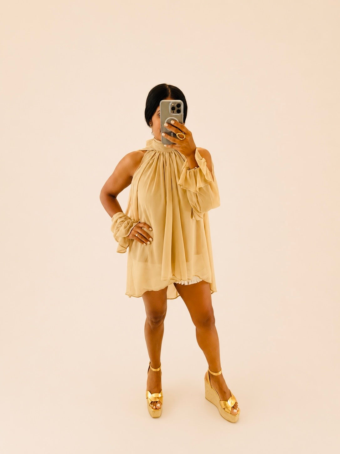 Aura Beige Top