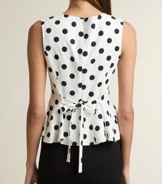 Audrey Polka Dots Top