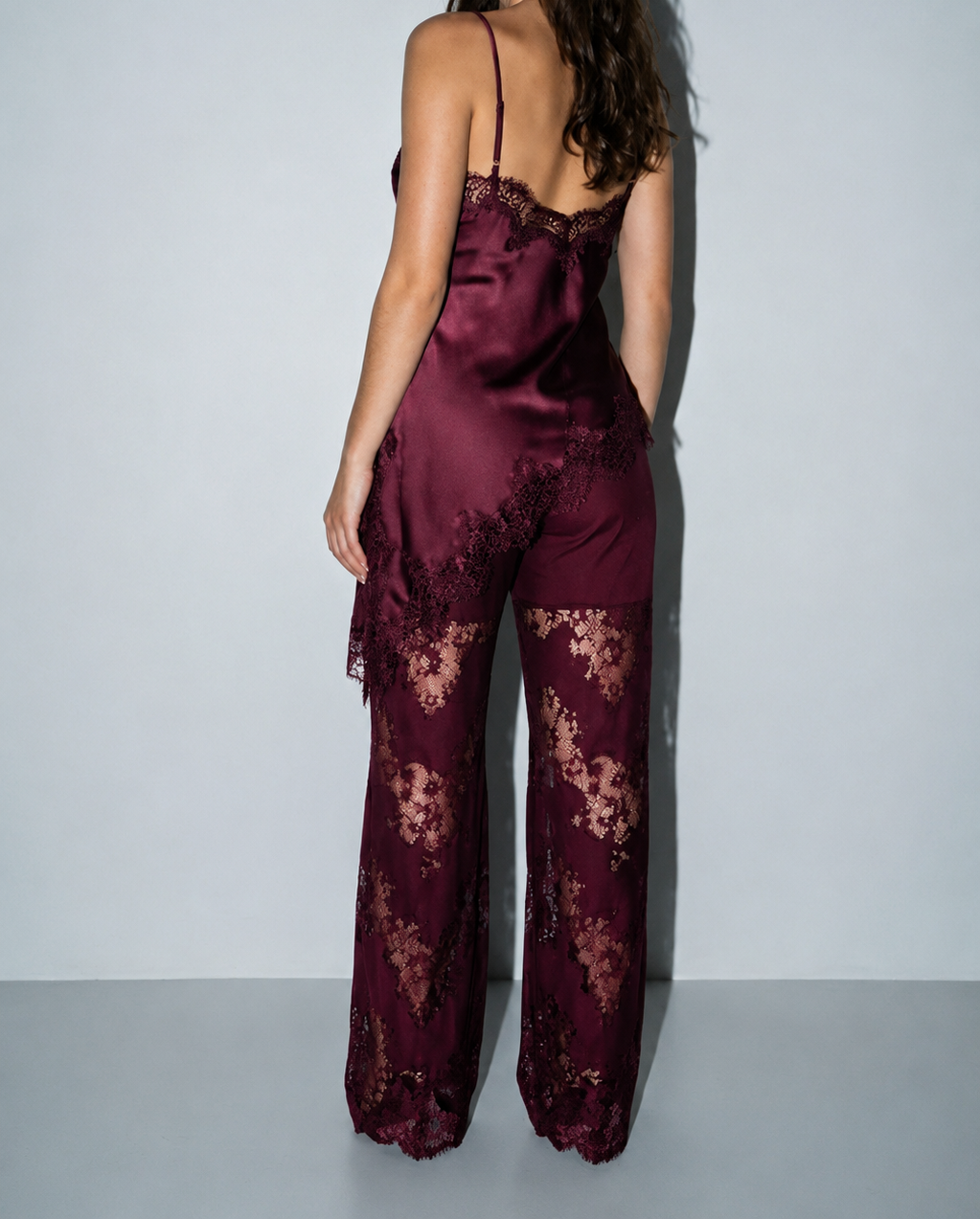 PRE-ORDER | Belle Lace Set Burgundy • Approx. Shipping Date: Oct. 30