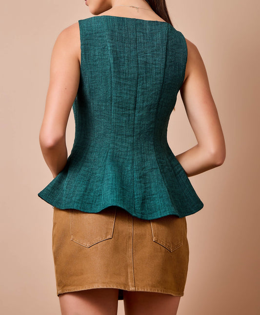 Catalina Peplum Top