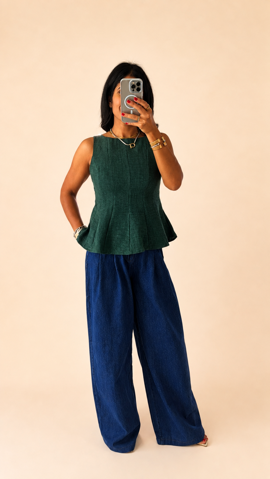 Catalina Peplum Top