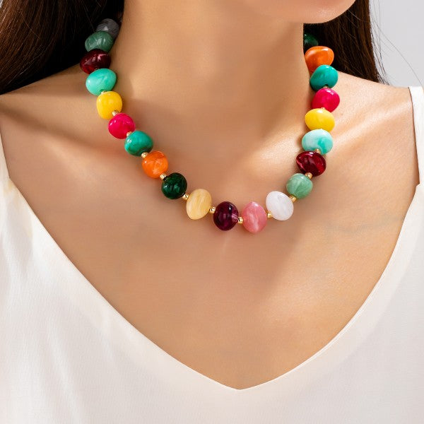 Multi Beaded Necklace