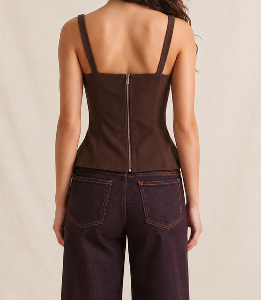 Vivienne Corset Peplum Top