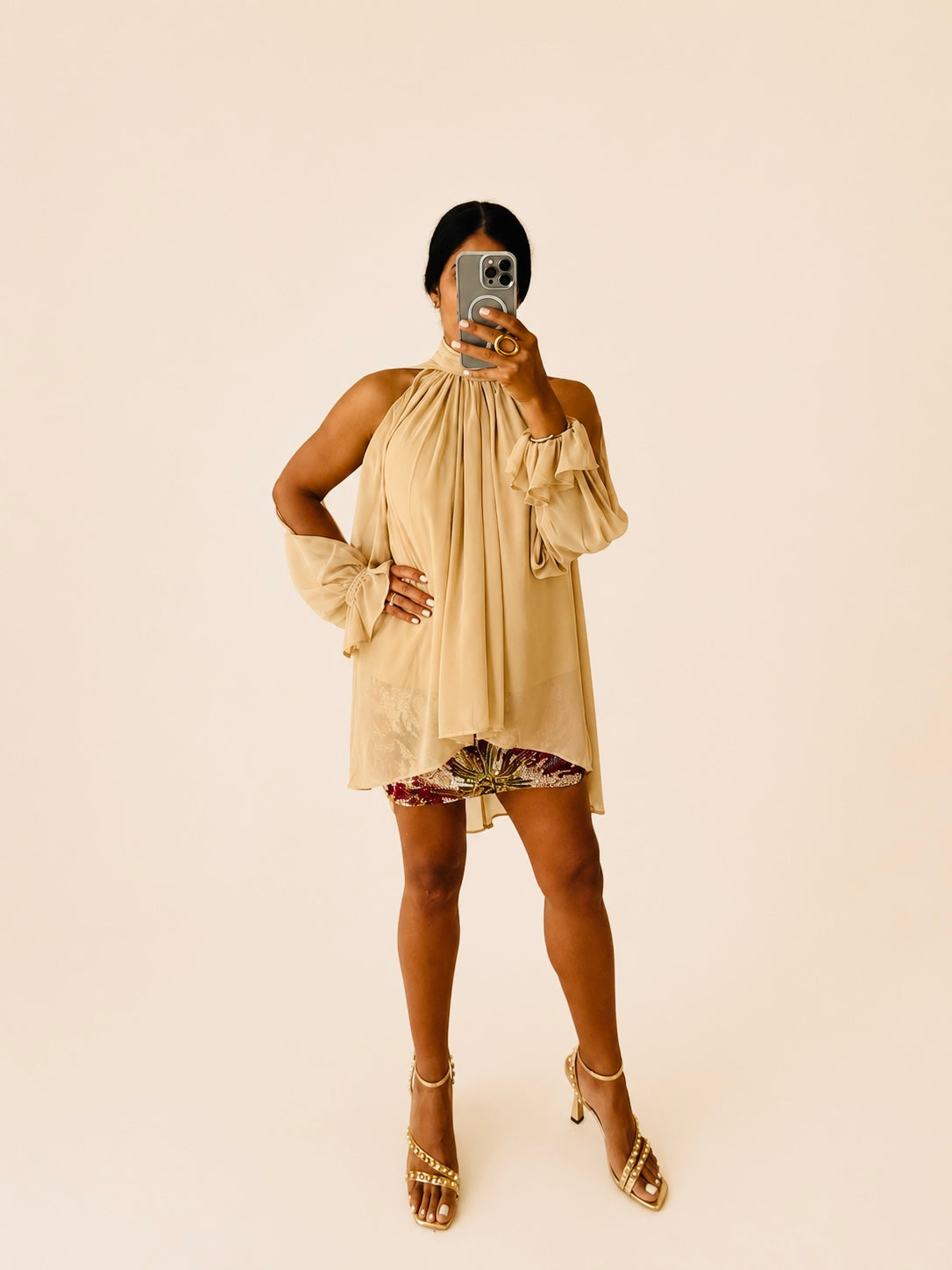 Aura Beige Top