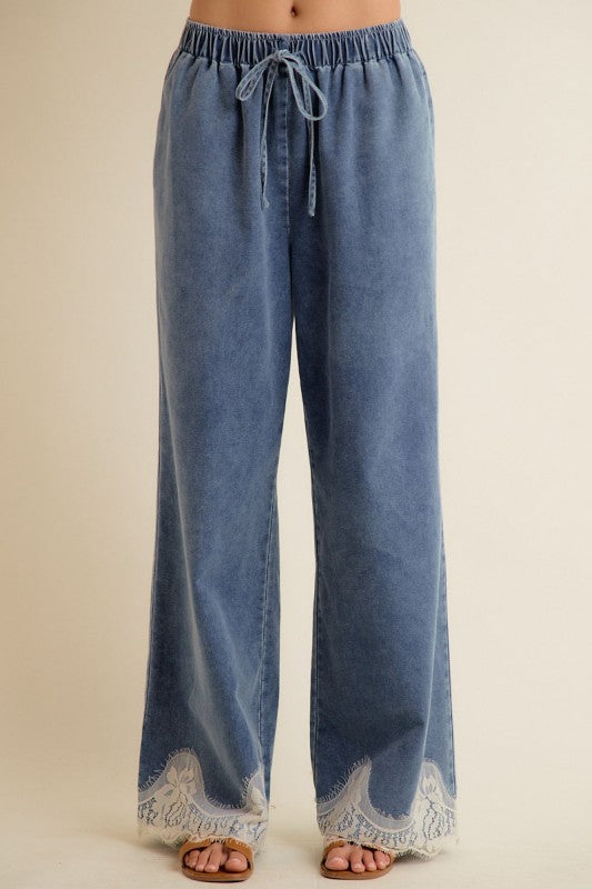Lia Lace Denim