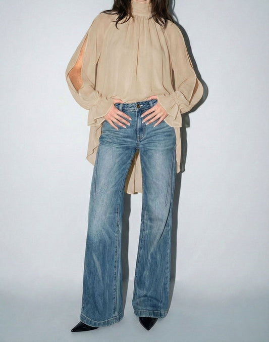 Aura Beige Top