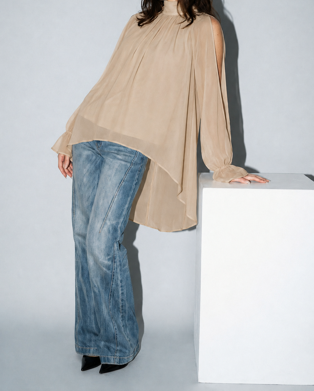 Aura Beige Top