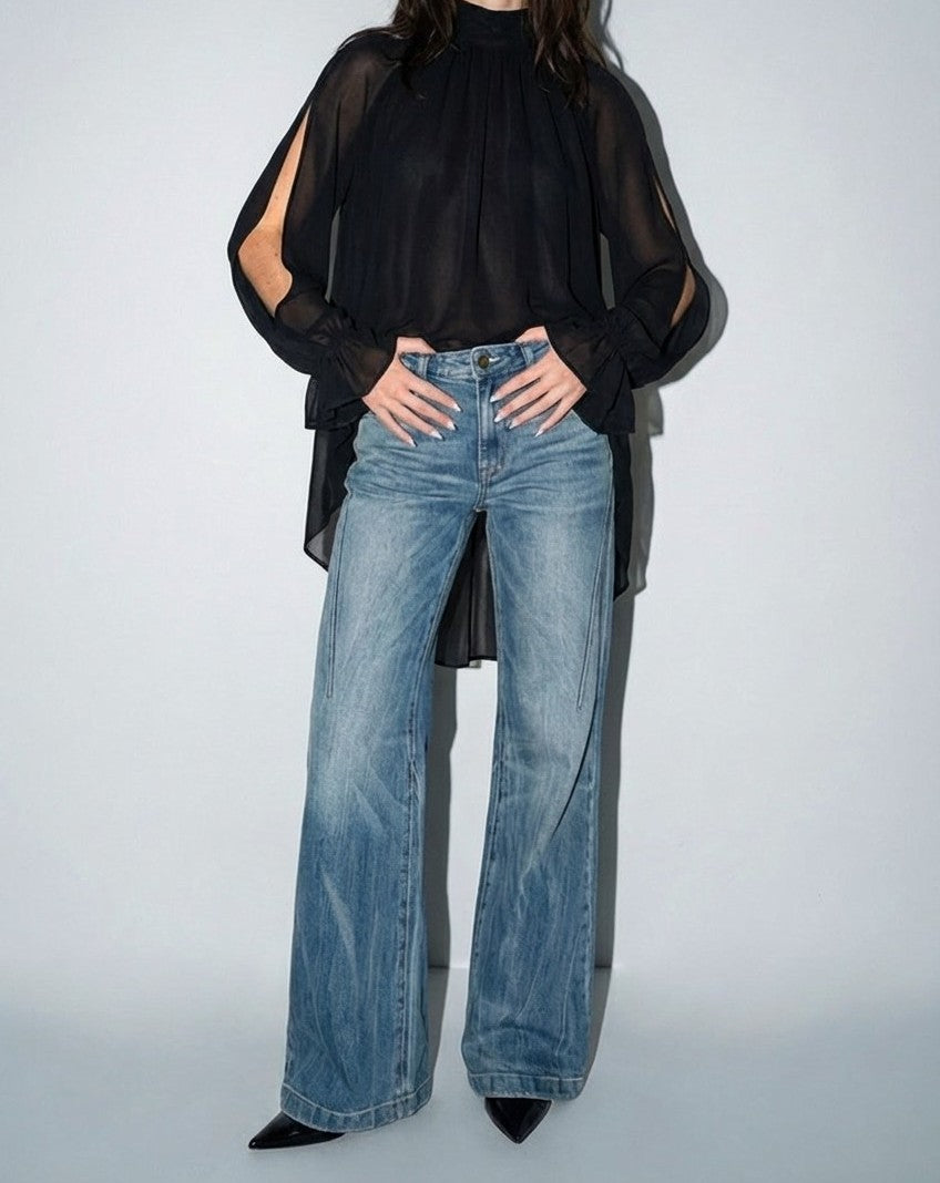 Aura Black Top