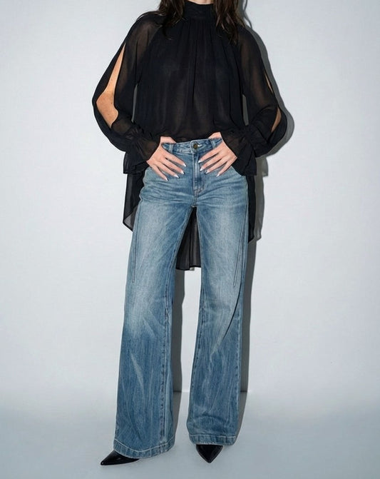 Aura Black Top