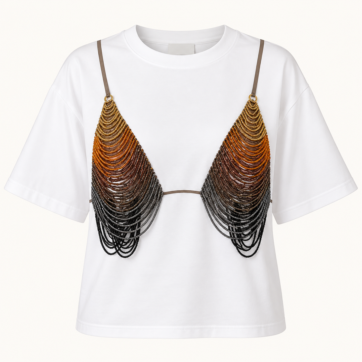 Bikini Beaded Amber T-shirt