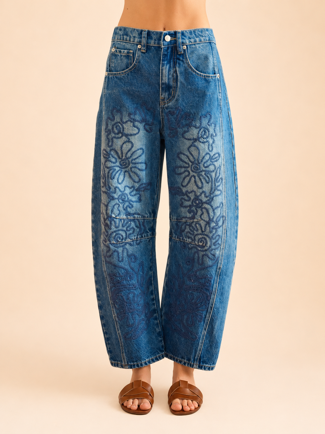 Bloom Barrel Jeans