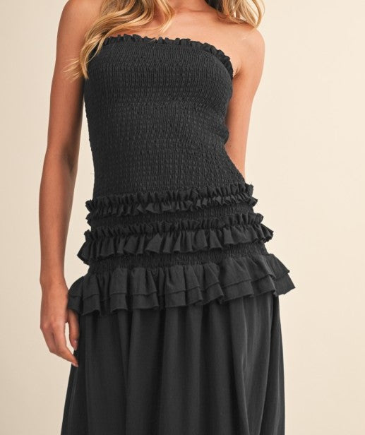 Emilia Ruffle Maxi Dress