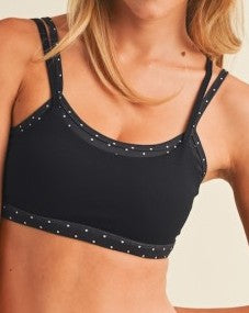 Gigi Polka Dots Sport Bra