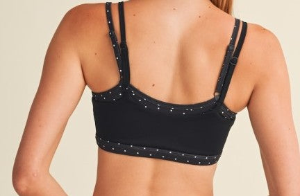 Gigi Polka Dots Sport Bra