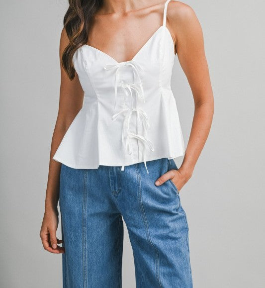 Harper Tie Top