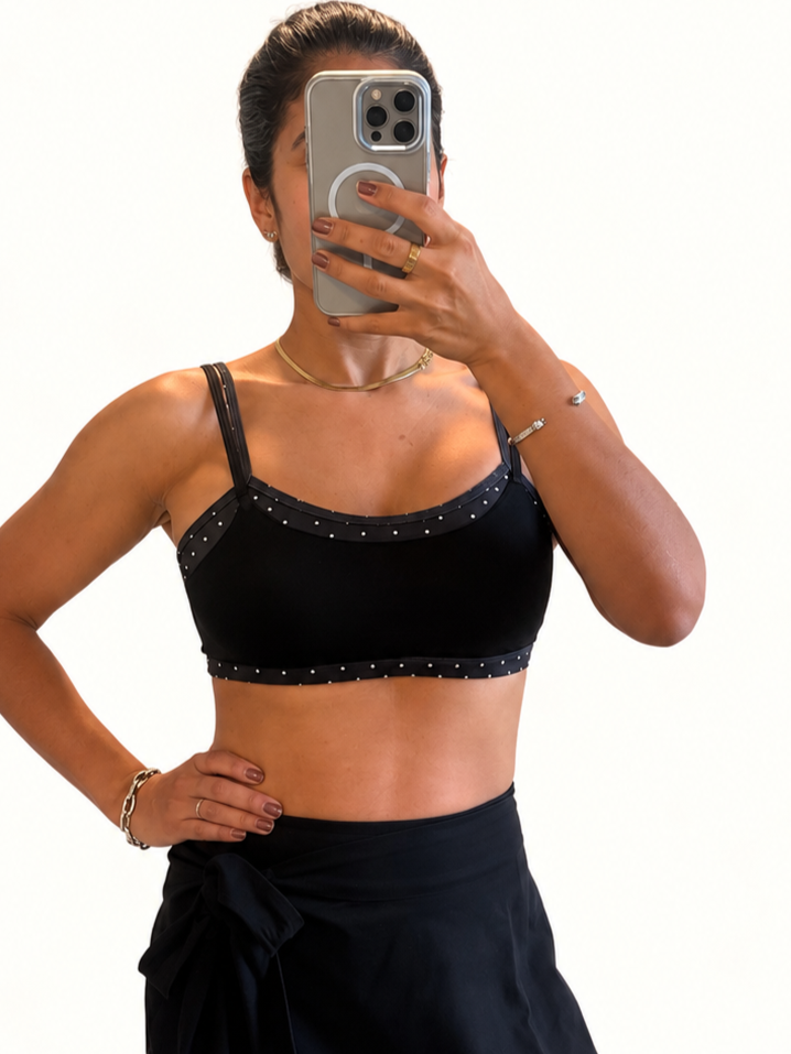 Gigi Polka Dots Sport Bra