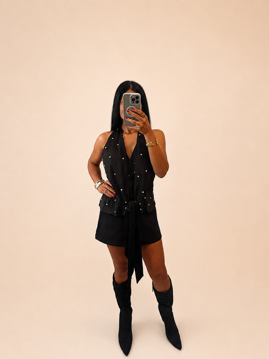 Bianca Black Top