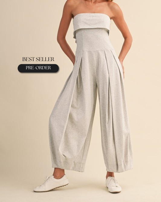 PRE-ORDER | Sloane Barrel Jumpsuit • Approx. Shipping Date: Sept. 24