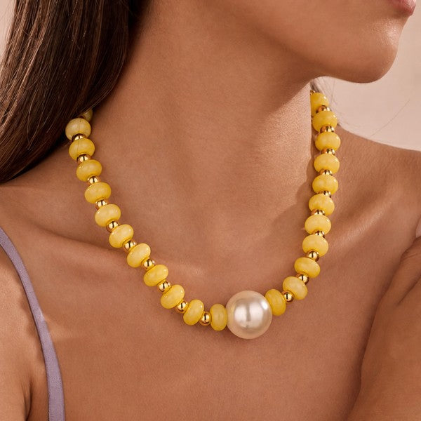 Pearl Beaded Necklace